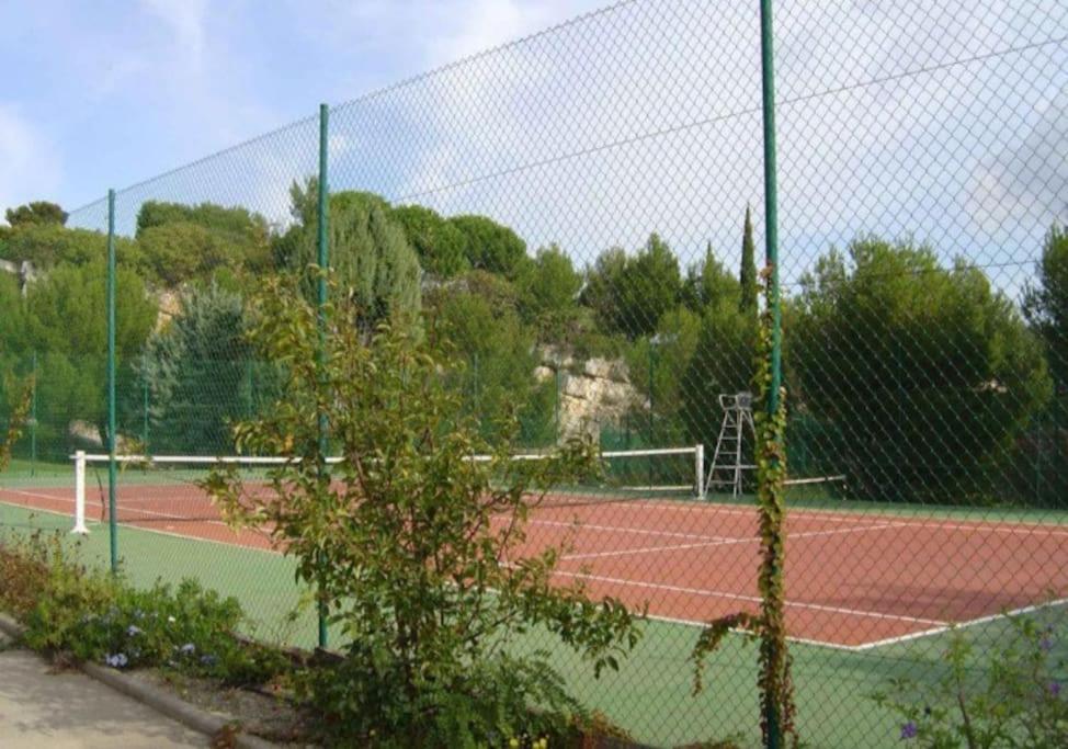 Superbe Appartement Piscine, Tennis, Vue Mer Et Decore Avec Gout Cassis Exterior foto