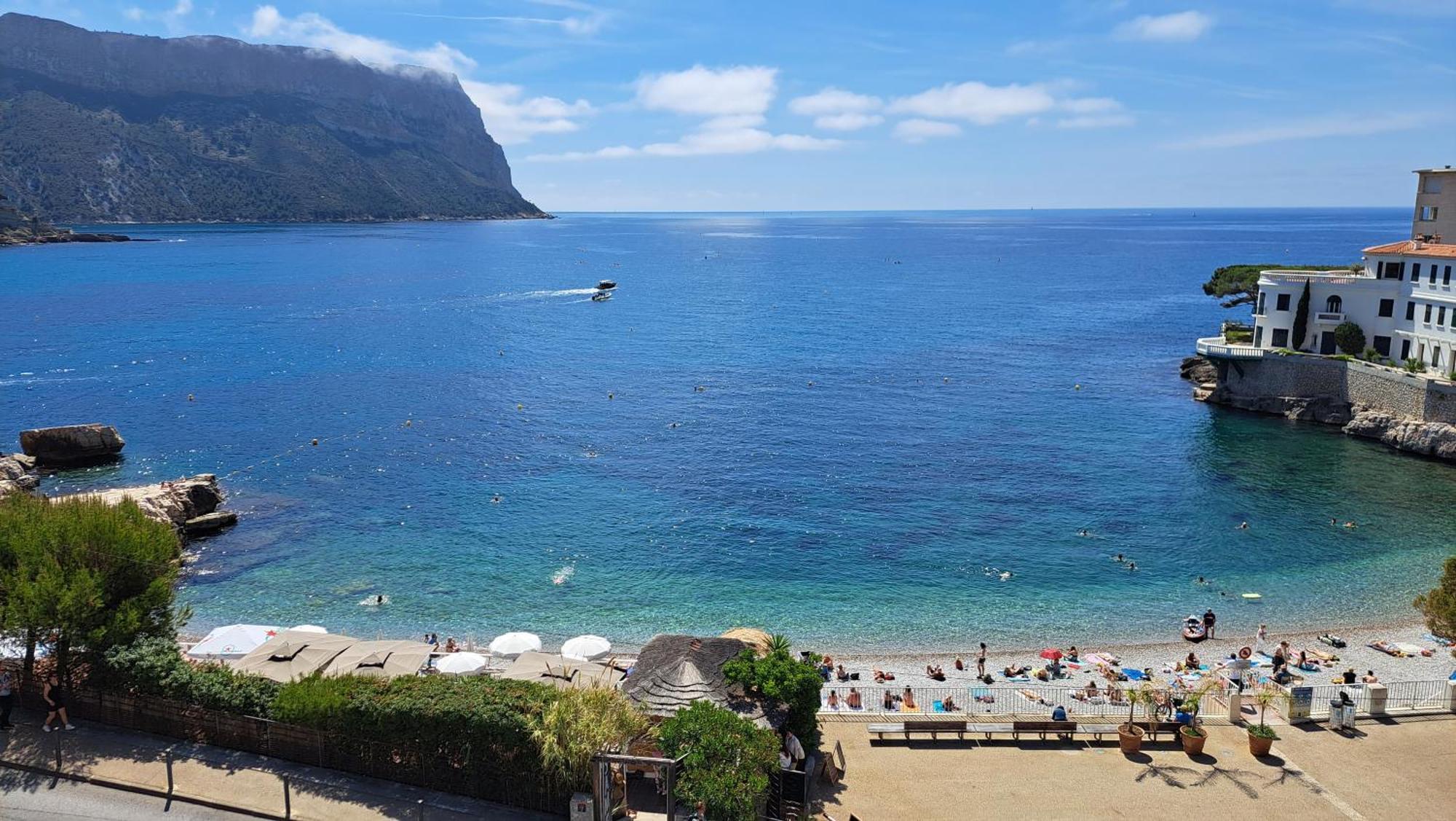 Superbe Appartement Piscine, Tennis, Vue Mer Et Decore Avec Gout Cassis Exterior foto