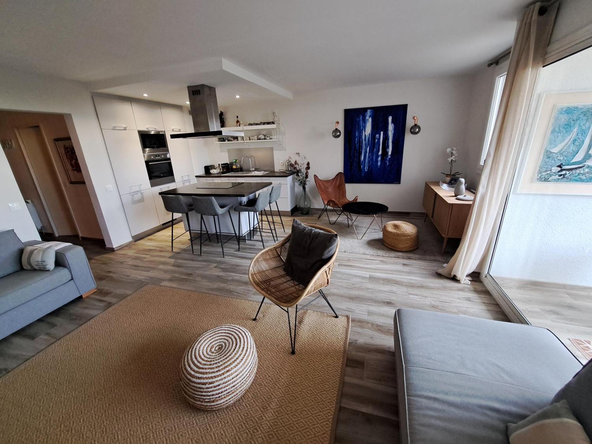 Superbe Appartement Piscine, Tennis, Vue Mer Et Decore Avec Gout Cassis Exterior foto